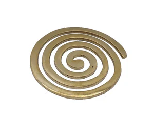 Brass Helix Vastu Remedies for North West Vastu Defects - 6 Inch