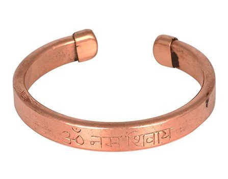 Sanded cuff Unisex Bracelet With Engraved & Om Namah Shivay, Spiritual Cuff Kada