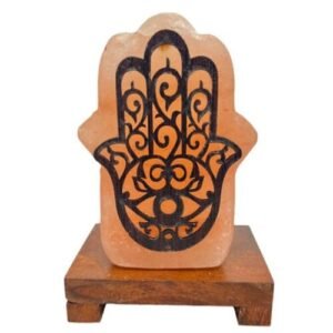 3D Hamsa Himalayan Salt Lamp