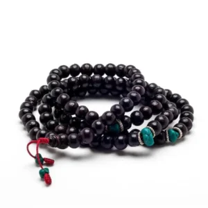 Tibetan Faux Rosewood Japa Prayer Beads - 108 Beads