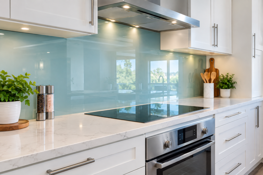 Kitchen Glass Backsplash​