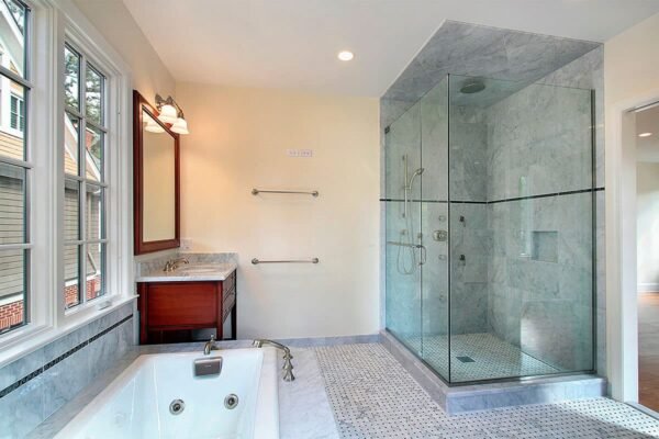 frameless shower glass